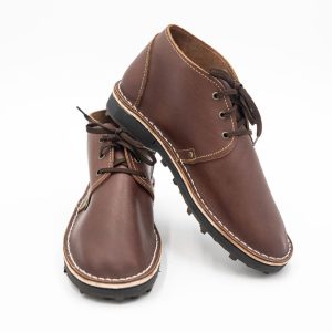 Swakop Vellie - Rust Brown, Smooth, Thick Sole (MEN'S)
